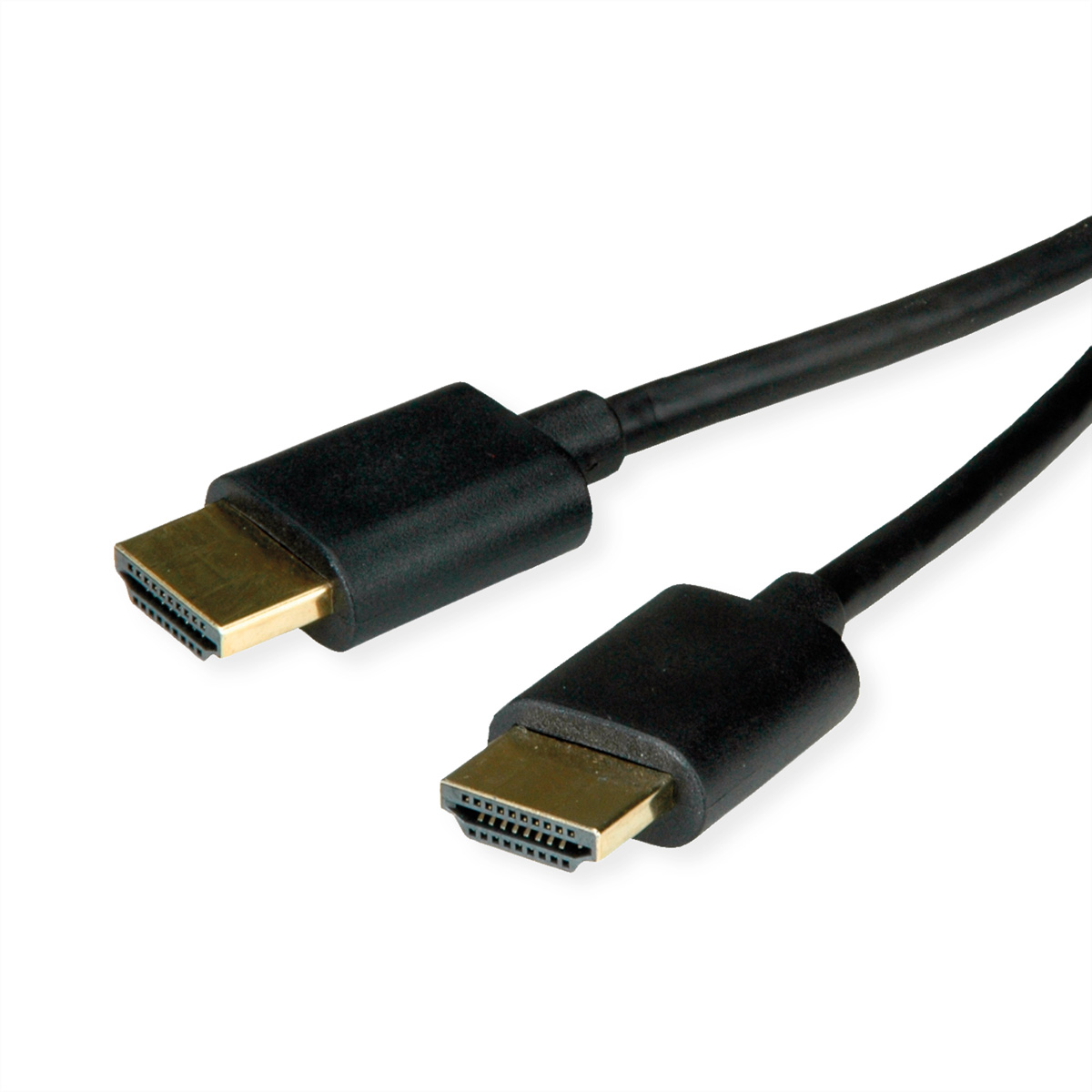 ROLINE HDMI UltraHD-Kabel 4K60Hz SLIM ST/ST - Kabel - Digital/Display/Video