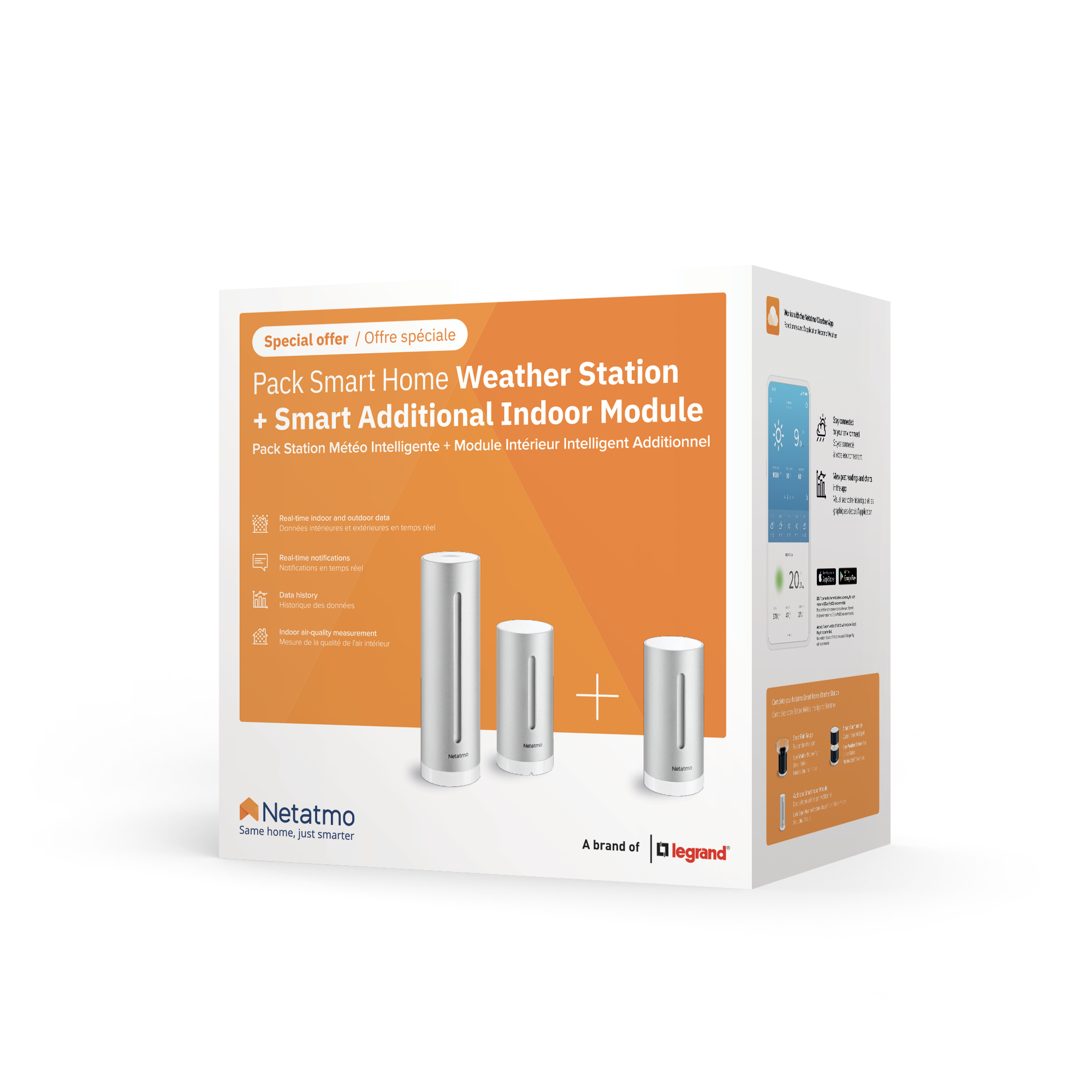 Netatmo Stazione Meteo con Modulo Interno Aggiuntivo