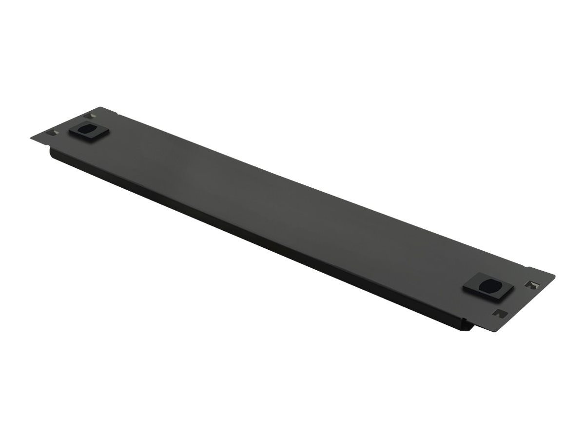 ROLINE Rack-Blindabdeckungsplatte - Schwarz, RAL 9005 - 2U - 48.3 cm (19)