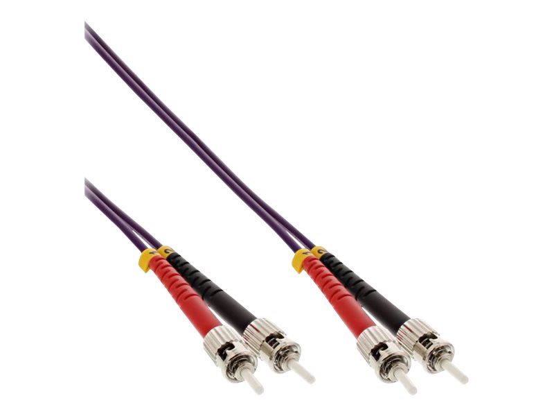InLine Fiber Optical Duplex Cable ST/ST 50/125�m OM4 0.5m