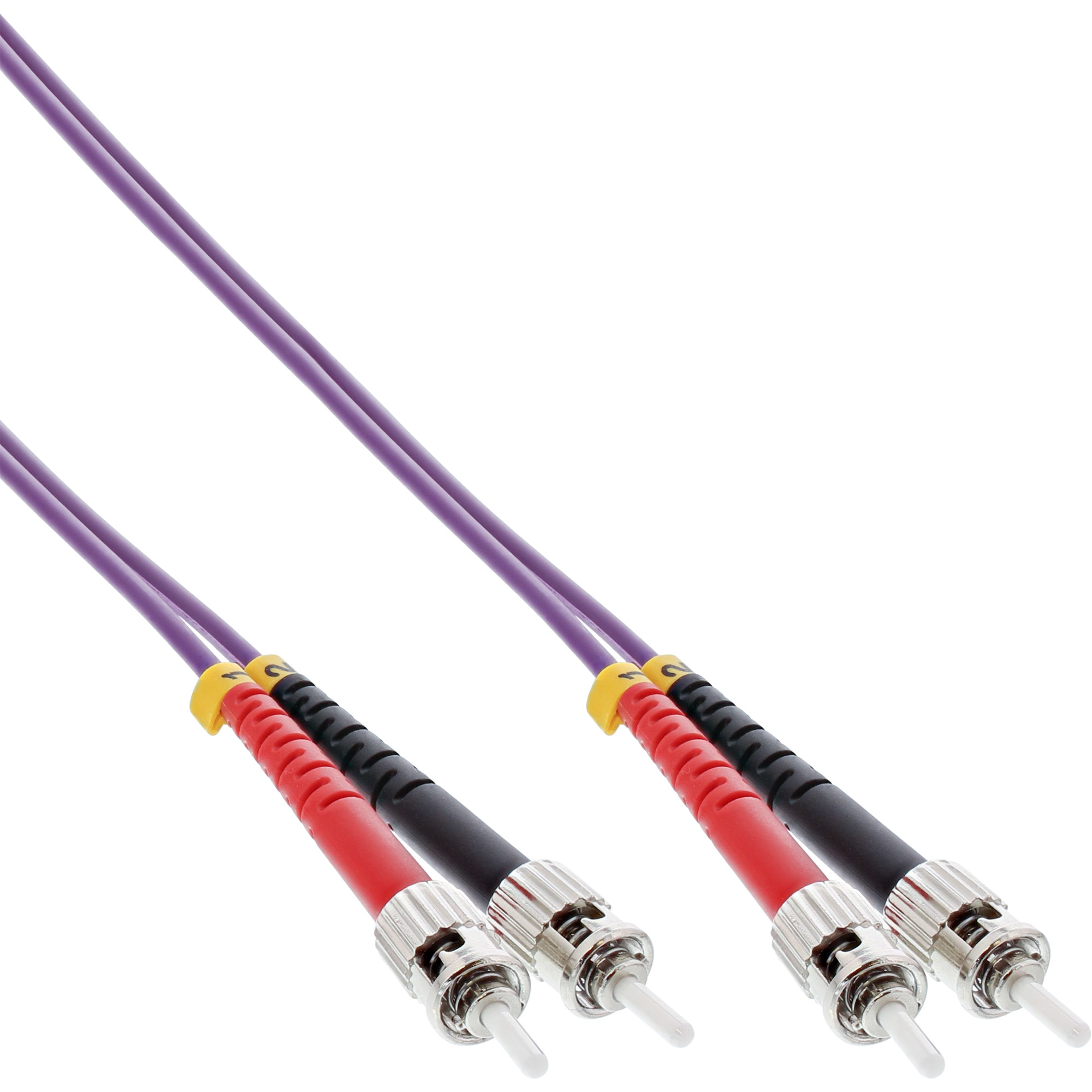 InLine Fiber Optical Duplex Cable ST/ST 50/125�m OM4 0.5m