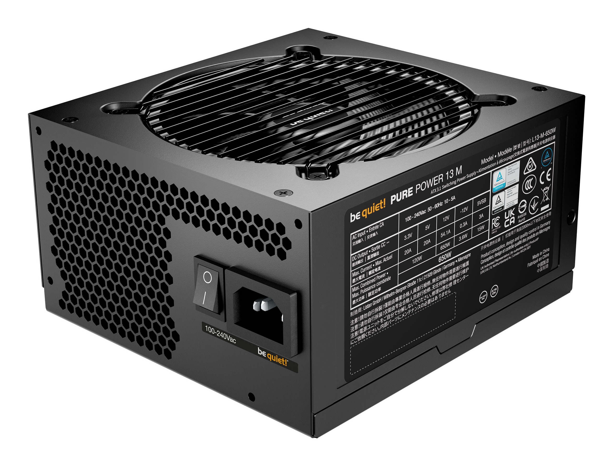 Be Quiet! Pure Power 13 M - Netzteil (intern)