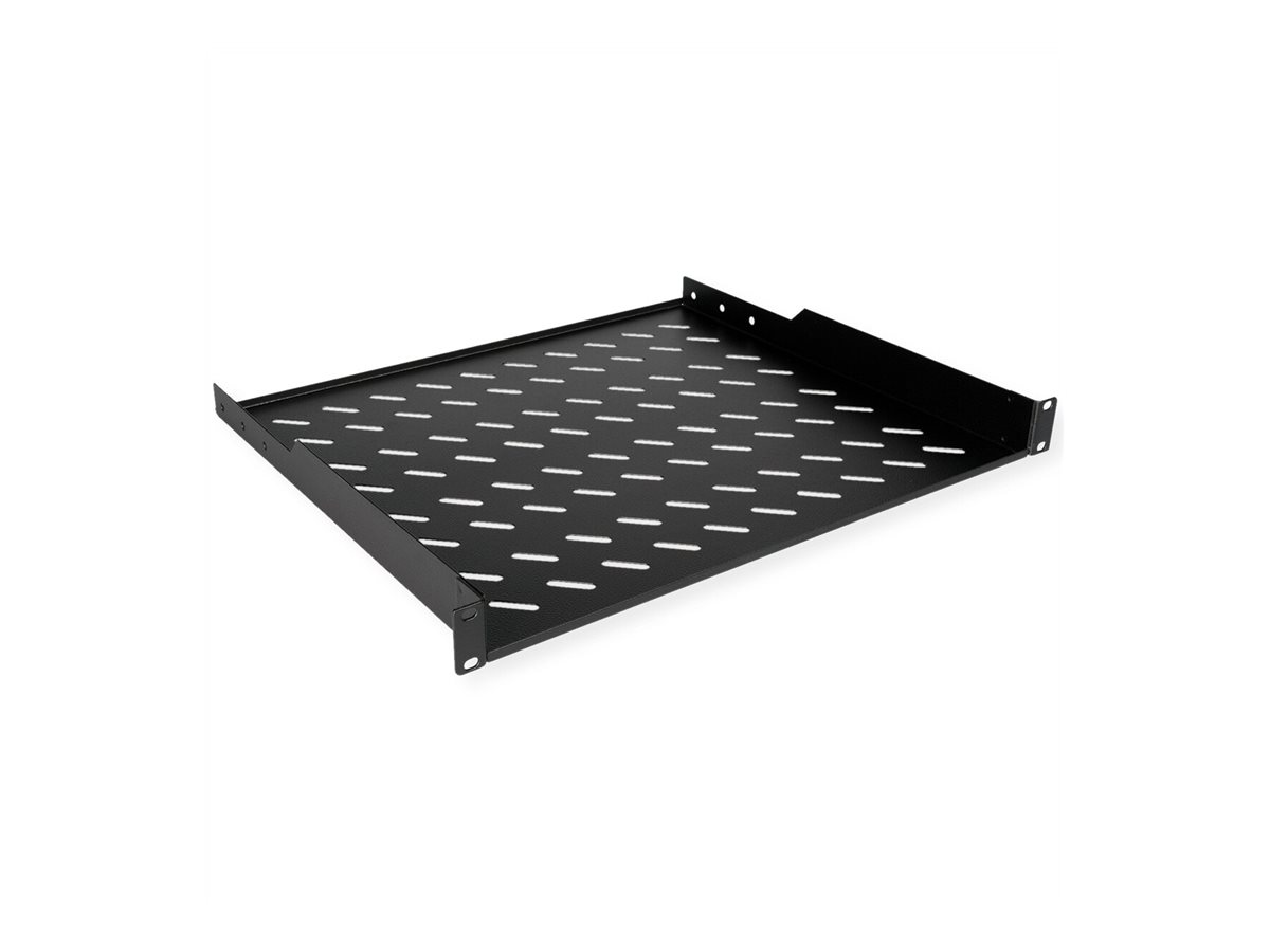 ROLINE Rack - Regal - 400 mm tief, Tragf�higkeit 15 kg - RAL 9005, Jet Black - 1U - 48.3 cm (19)