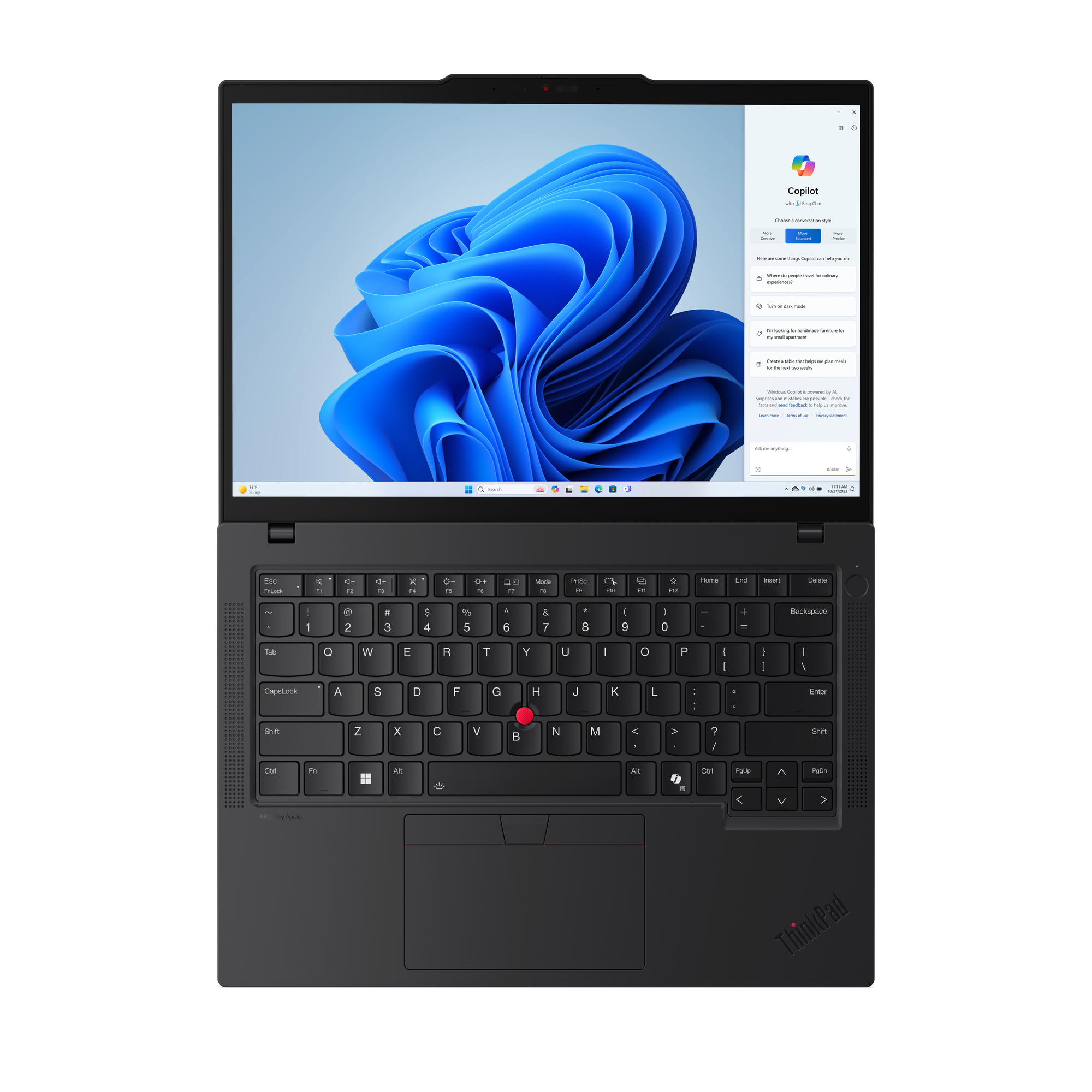 Lenovo ThinkPad T14 Intel Core Ultra 7 155U Port�til 35,6 cm (14) WUXGA 32 GB DDR5-SDRAM 1 TB SSD Wi-Fi 6E (802.11ax) Windows 11 Pro Negro