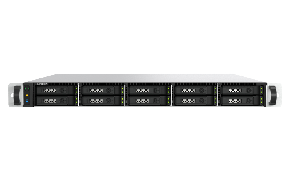 QNAP TS-h1077AFU-R7-32G NAS Rack (1 U) AMD Ryzen 7 32 Go DDR5 0 To QNAP QTS Noir, Gris