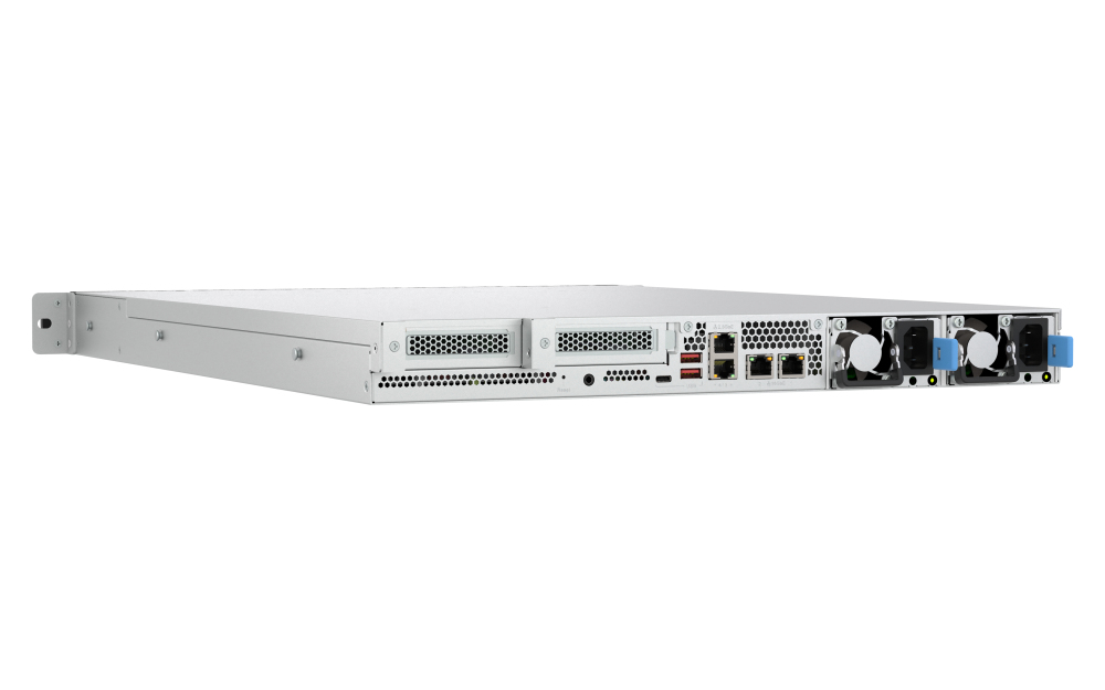 QNAP TS-h1077AFU-R7-32G NAS Rack (1 U) AMD Ryzen 7 32 Go DDR5 0 To QNAP QTS Noir, Gris