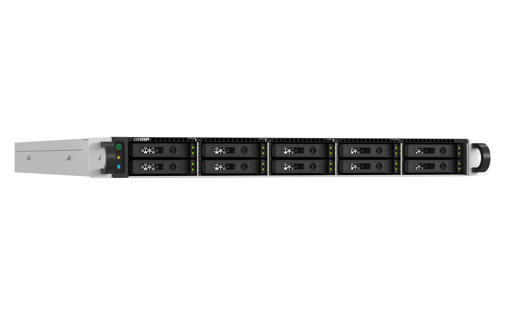 QNAP TS-h1077AFU-R7-32G NAS Rack (1 U) AMD Ryzen 7 32 Go DDR5 0 To QNAP QTS Noir, Gris
