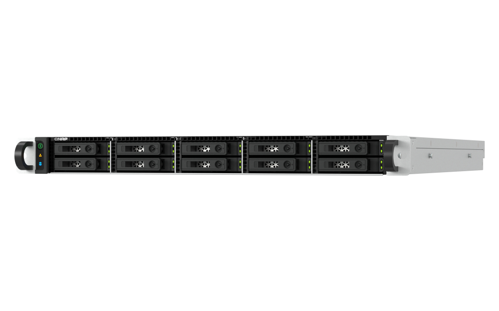QNAP TS-h1077AFU-R7-32G NAS Rack (1 U) AMD Ryzen 7 32 Go DDR5 0 To QNAP QTS Noir, Gris