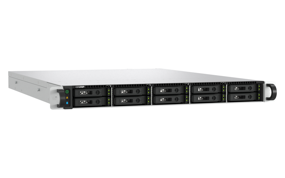 QNAP TS-h1077AFU-R7-32G NAS Rack (1 U) AMD Ryzen 7 32 Go DDR5 0 To QNAP QTS Noir, Gris