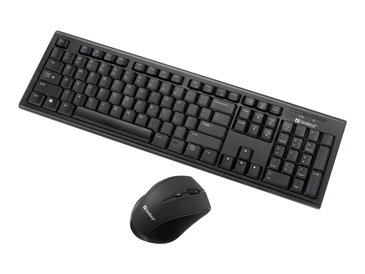 SANDBERG Office DesktopSet - Tastatur-und-Maus-Set