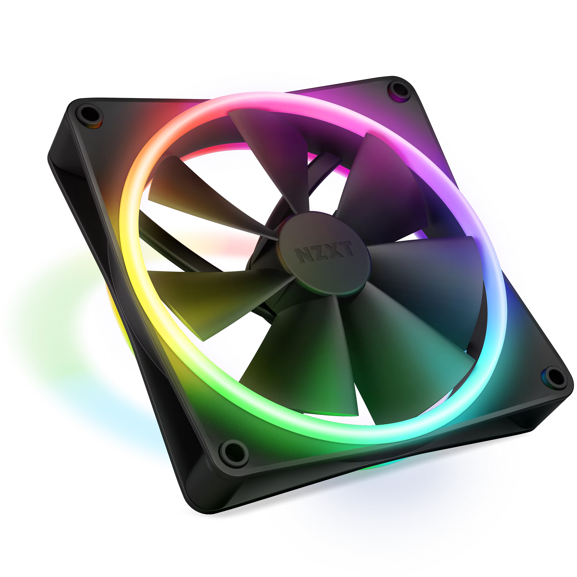 NZXT F120 RGB DUO Ventilateur 12 cm Noir 1 pi�ce(s)