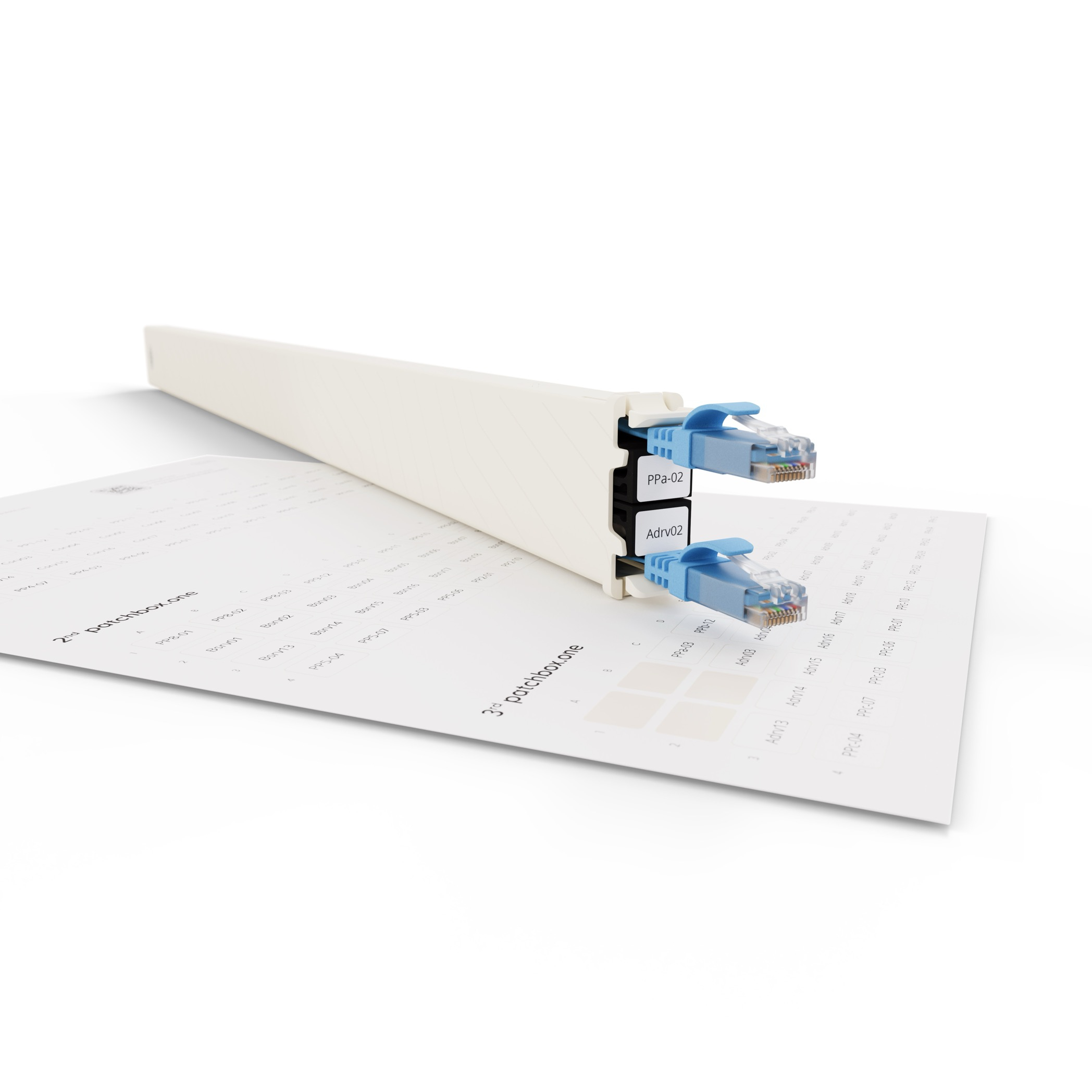 PATCHBOX PONEIDLABEL Accessorio per pannello di connessione