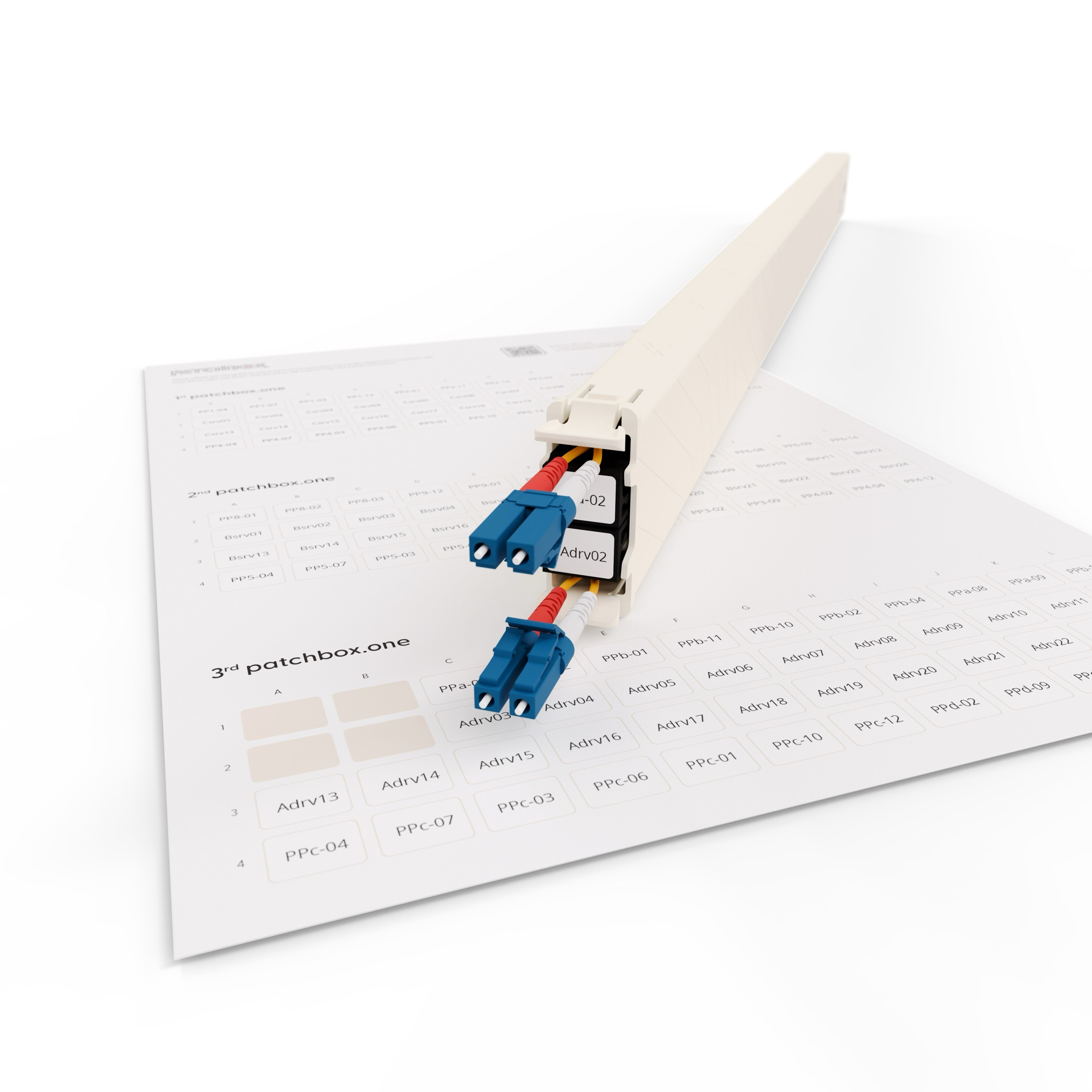 PATCHBOX PONEIDLABEL Accessorio per pannello di connessione