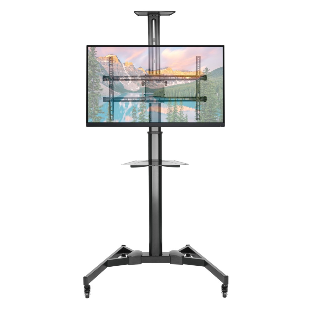 Techly TV Trolley fr LCD LED 37-70 schwarz mit Ablage
