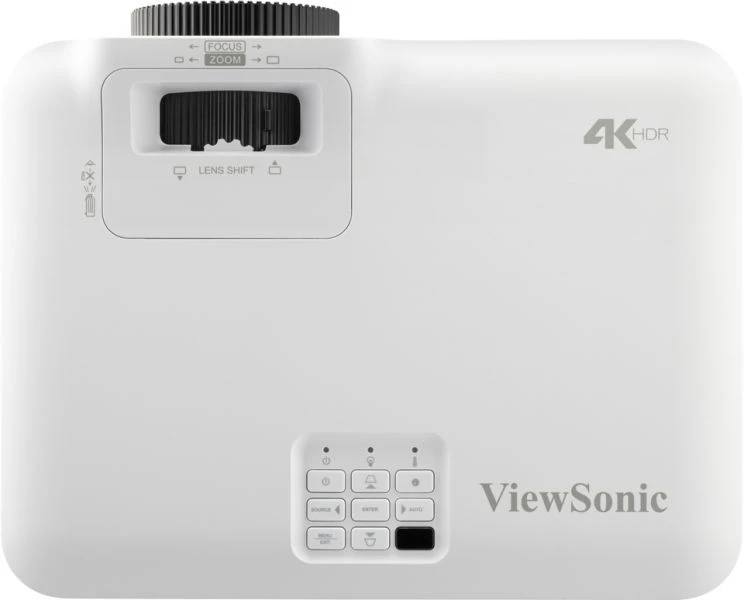 Viewsonic V554K videoproyector Proyector de alcance ultracorto 3500 lmenes ANSI 3LCD UHD 4K (3840x2160) 3D Blanco