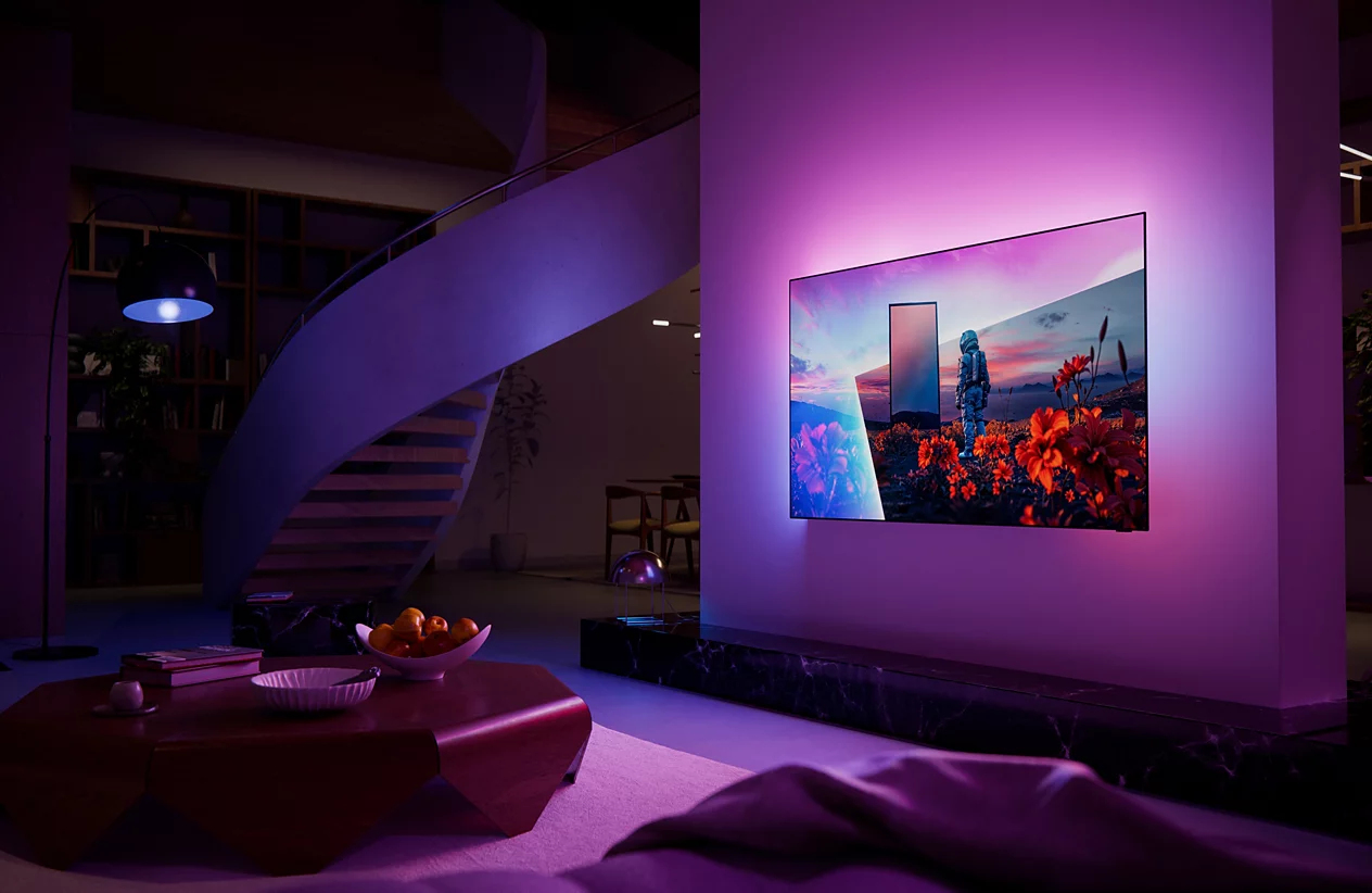 Philips 65OLED811 - 164 cm (65) Diagonalklasse OLED-TV - Smart TV - TITAN OS - 4K UHD (2160p)