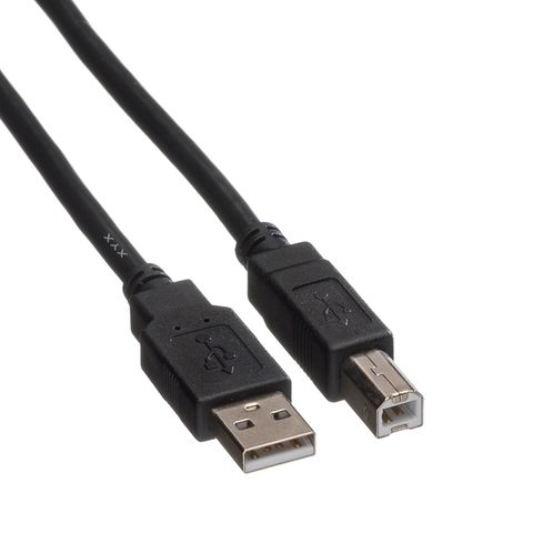 Secomp 11.44.8808 c�ble USB 0,8 m USB 2.0 USB A USB B Noir