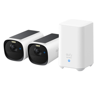 Eufy eufyCam E40 2-Cam Kit + HomeBase S280 Bala (forma) C�mara de seguridad IP Exterior 2688 x 1520 Pixeles Pared