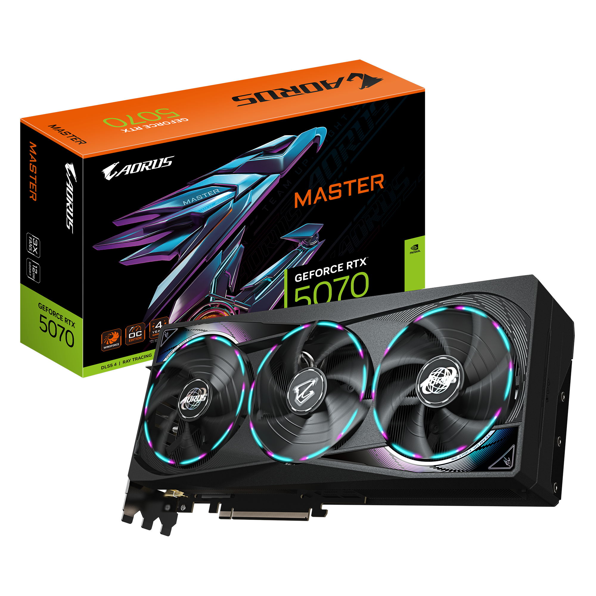Gigabyte AORUS GeForce RTX 5070 MASTER 12G - Grafikkarten