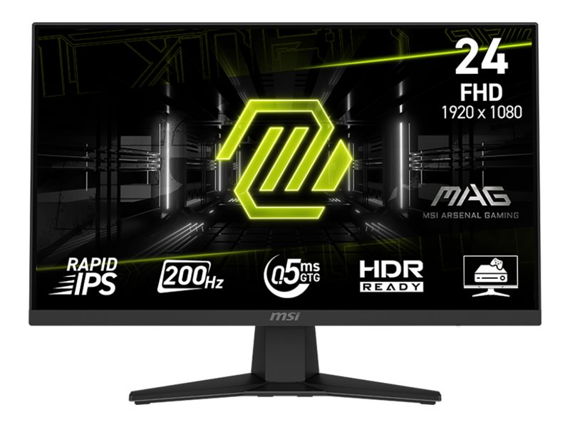MSI MAG 244F computer monitor 59.9 cm (23.6) 1920 x 1080 pixels Full HD LCD Black