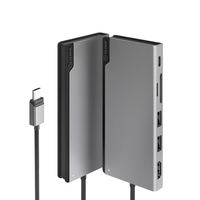 Alogic ULDUNIV2-SGR Notebook-Dockingstation & Portreplikator Kabelgebunden USB 3.2 Gen 1 3.