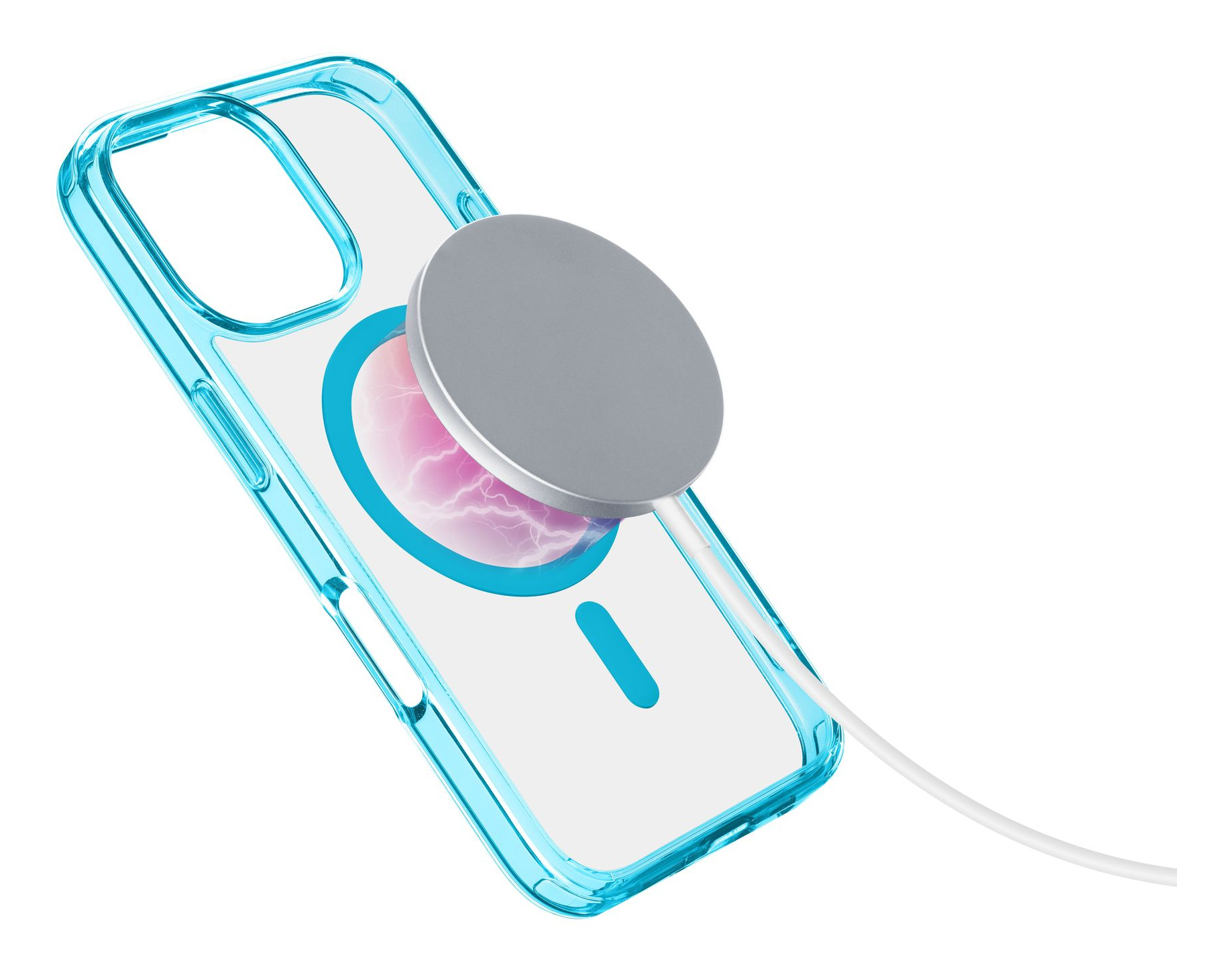 Cellularline Iconic MAG MagSafe Case - für Apple iPhone 16 Pro - Light Blue