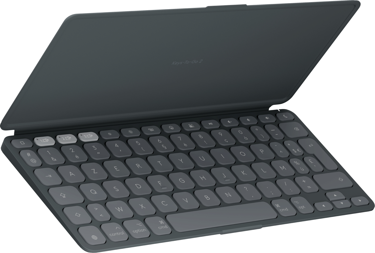 Logitech Keys-To-Go 2 teclado Universal Bluetooth AZERTY Francs Grafito