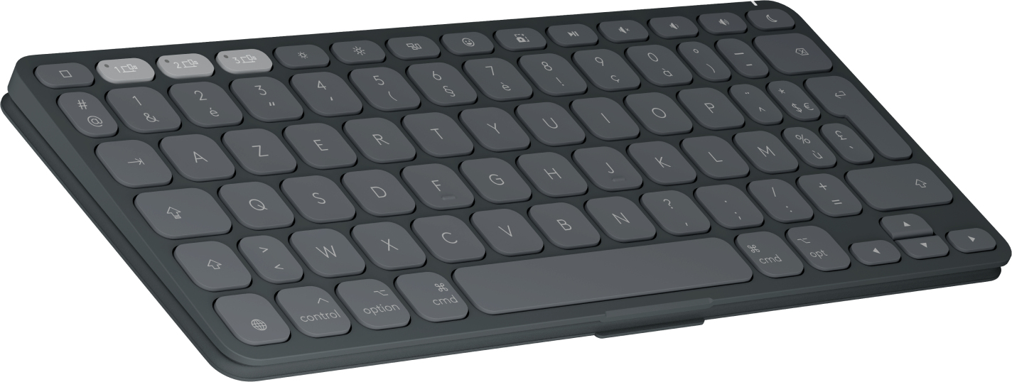 Logitech Keys-To-Go 2 teclado Universal Bluetooth AZERTY Francs Grafito