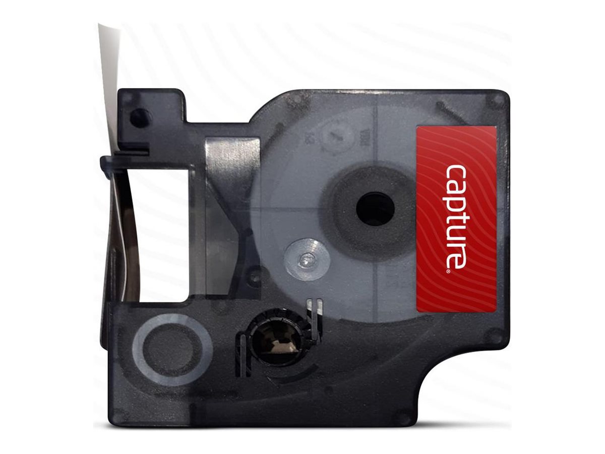 Capture CA-18488 nastro per etichettatrice Nero su bianco