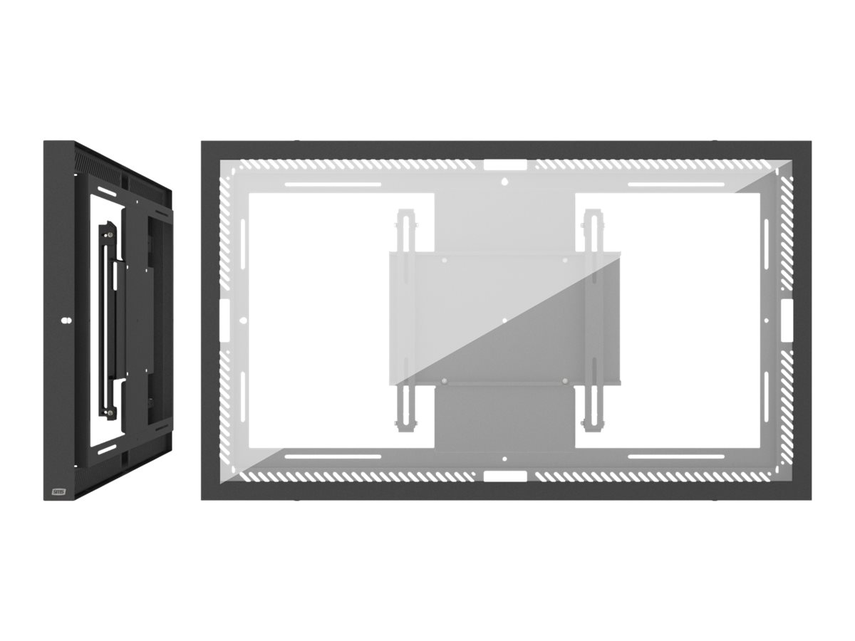 SMS Casing Wall - Geh�use - f�r LCD-Display - verriegelbar - Schwarz, RAL 9005 - Bildschirmgr��e: 139.7 cm (55)