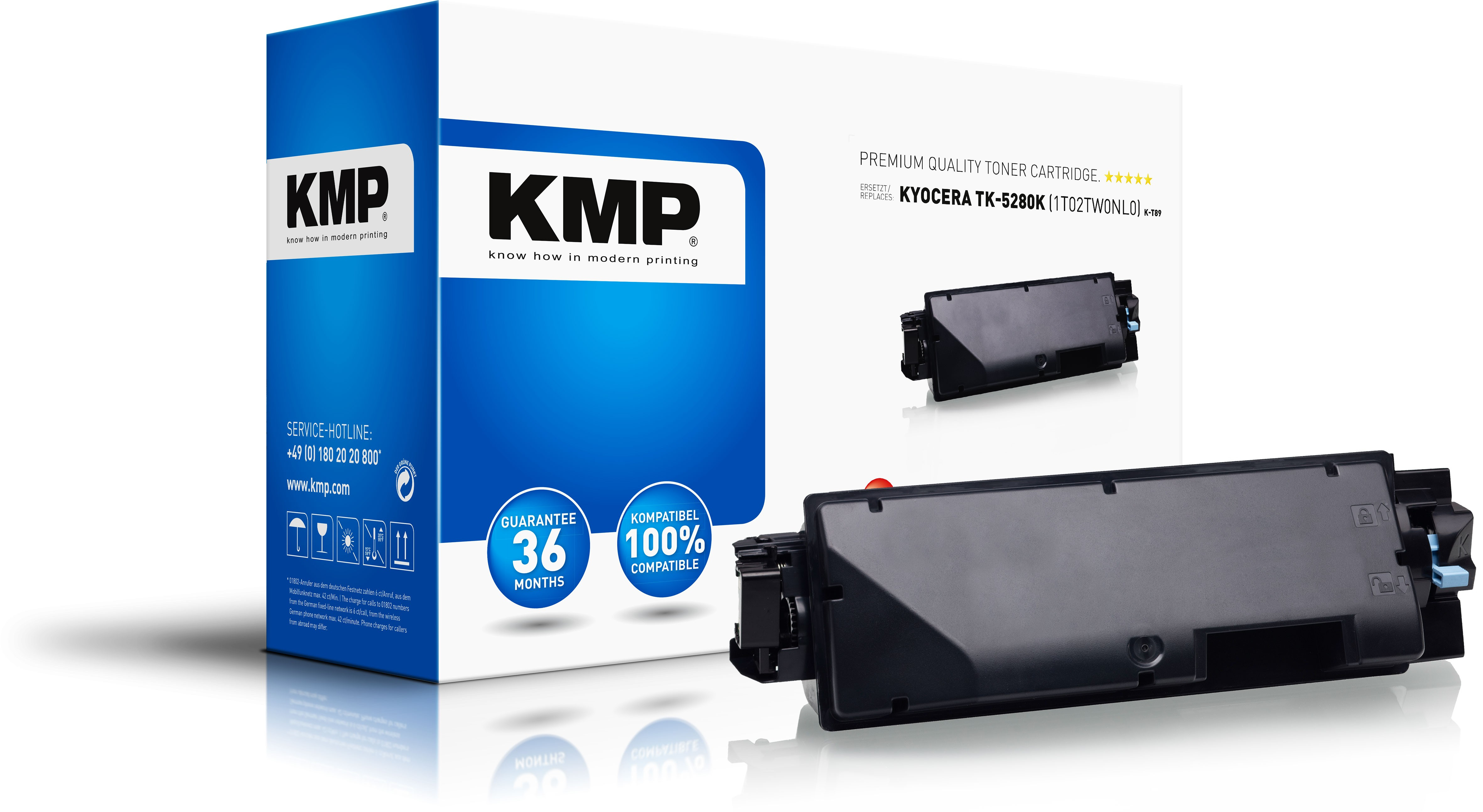 KMP 2923,3000 cartucho de t�ner 1 pieza(s) Compatible Negro