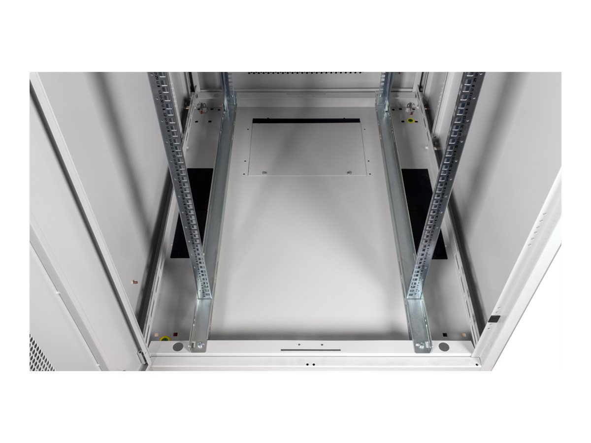 ROLINE Basic - Schrank Netzwerkschrank - perforierte T�r, 800x1000 BxT - RAL 7035, Hellgrau - 42HE - 48.3 cm (19)