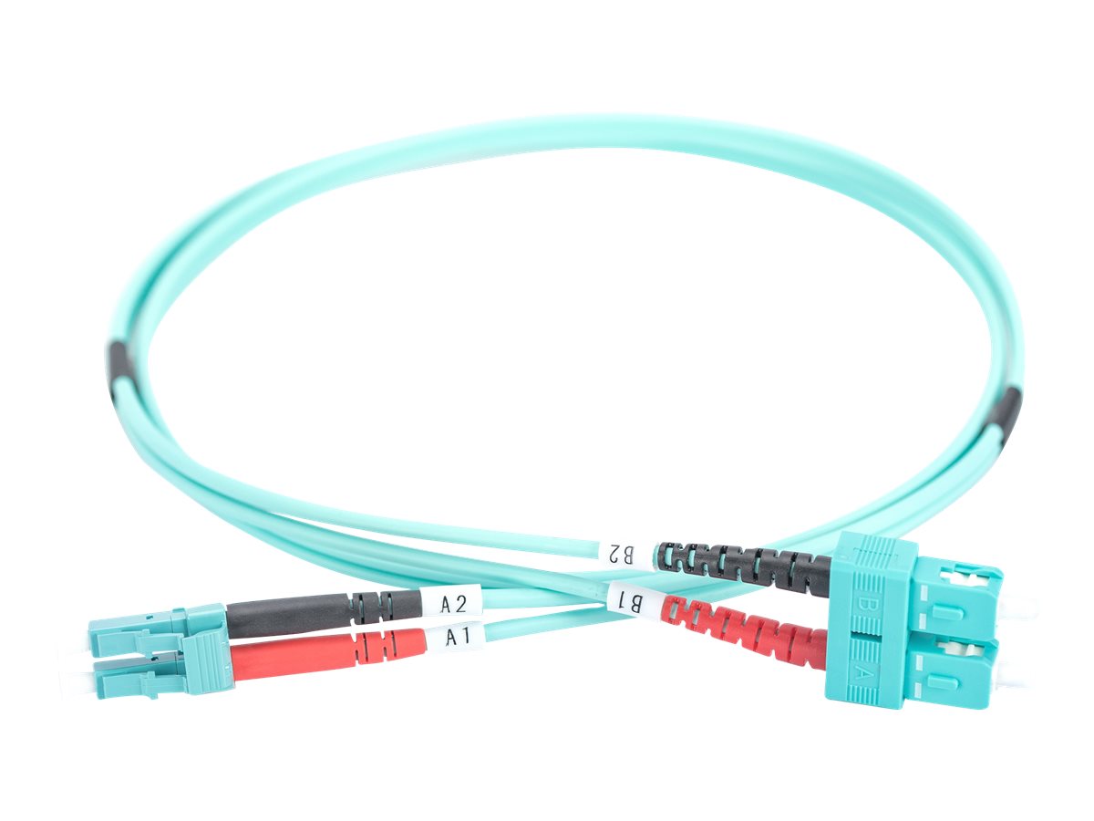 Digitus C�ble de brassage multimode OM 3 � fibre optique, LC / SC