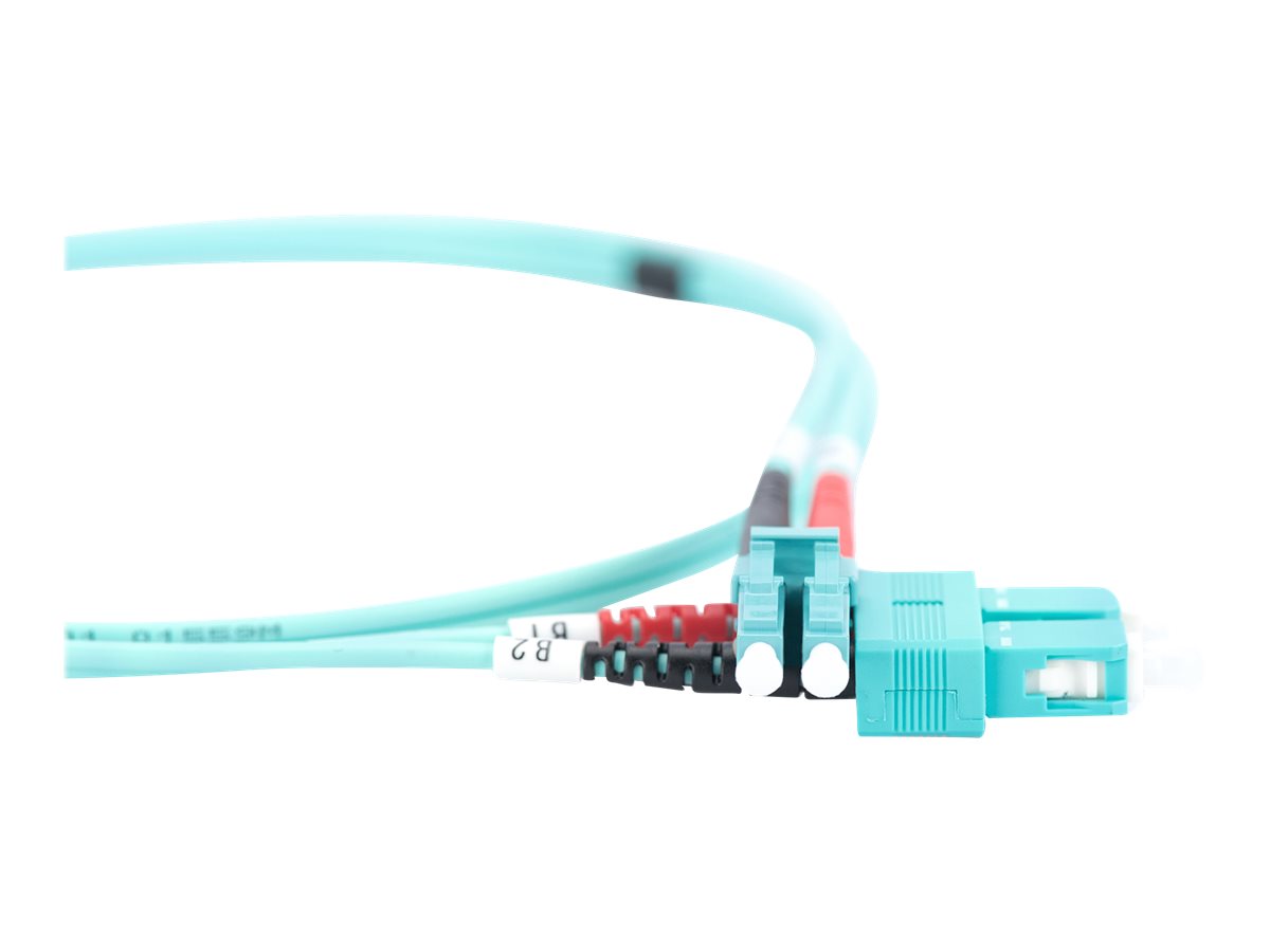Digitus C�ble de brassage multimode OM 3 � fibre optique, LC / SC
