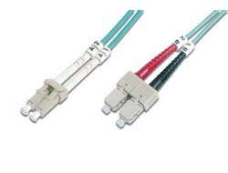 Digitus C�ble de brassage multimode OM 3 � fibre optique, LC / SC