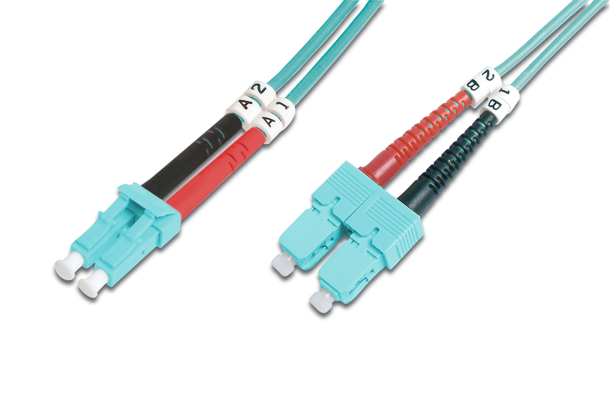 Digitus C�ble de brassage multimode OM 3 � fibre optique, LC / SC