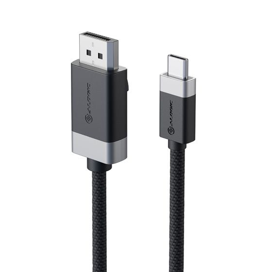 ALOGIC FUSCDP1M cble vido et adaptateur 1 m USB Type-C DisplayPort Noir