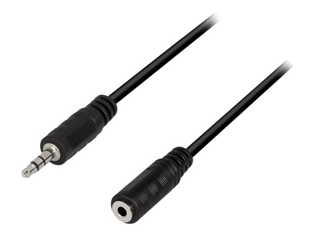 LogiLink Audioverl�ngerungskabel - mini-phone stereo 3.5 mm weiblich zu mini-phone stereo 3.5 mm m�nnlich