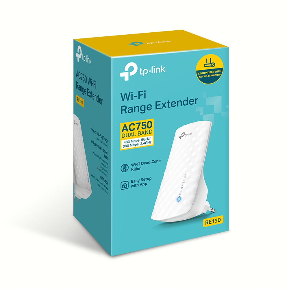 TP-Link RE190 prolongateur rseau Blanc