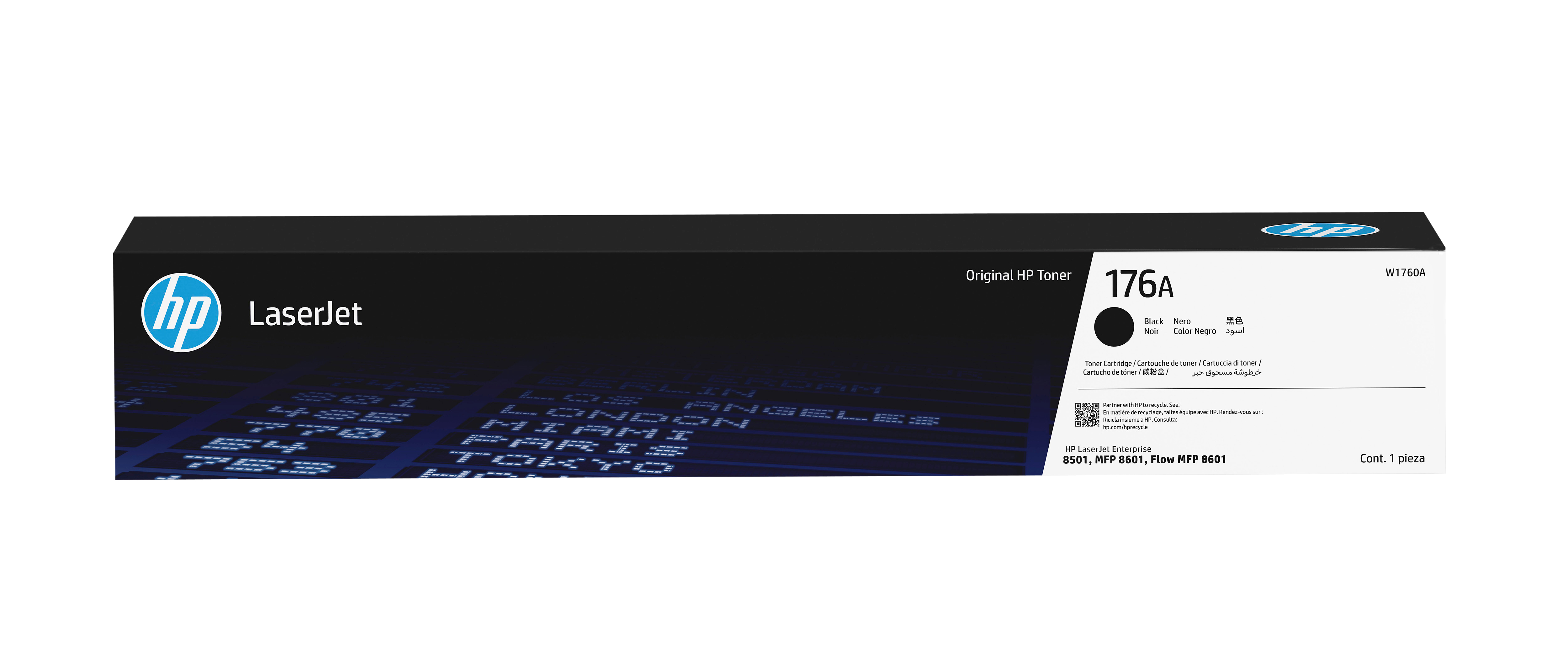 HP LaserJet Cartuccia toner nero originale 176A