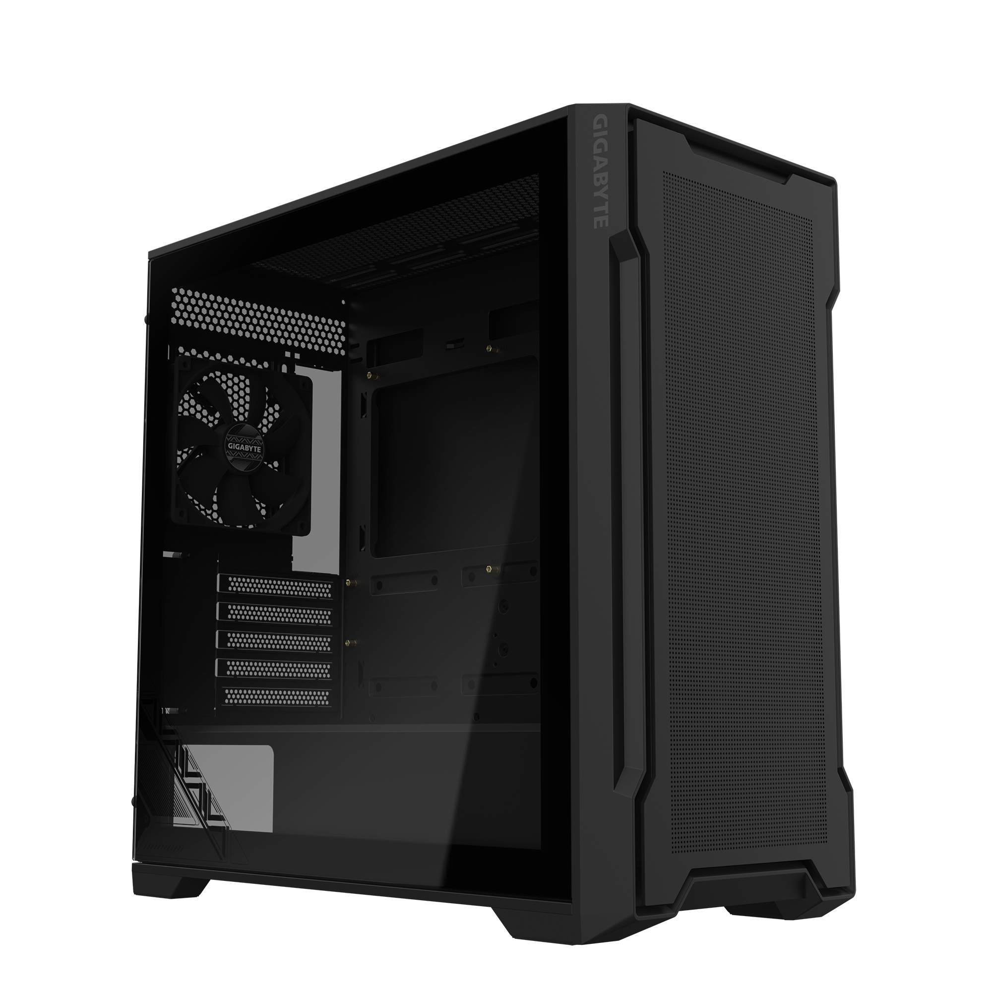 Gigabyte C102 Glass - Mid tower - Mini-ITX - Seitenteil mit Fenster (geh�rtetes Glas)