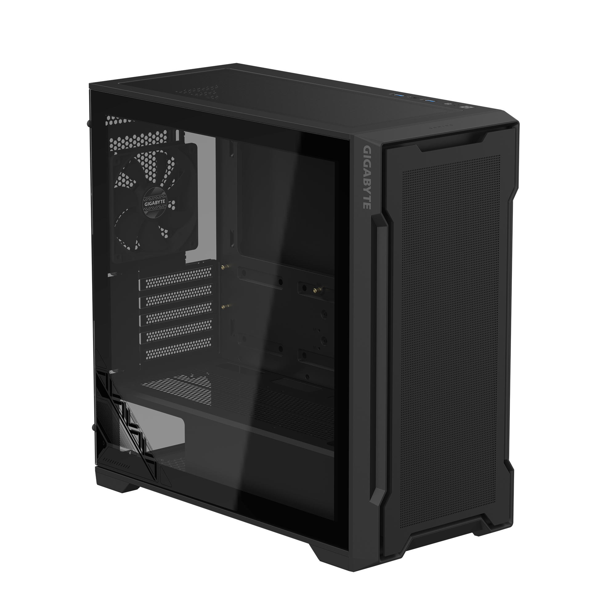 Gigabyte C102 Glass - Mid tower - Mini-ITX - Seitenteil mit Fenster (geh�rtetes Glas)