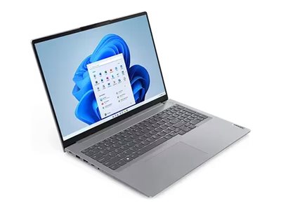 Lenovo ThinkBook 16 G6 IRL Intel� Core i5 i5-13420H Computer portatile 40,6 cm (16) WUXGA 16 GB DDR5-SDRAM 512 GB SSD Wi-Fi 6 (802.11ax) Windows 11 Pro Belga Grigio