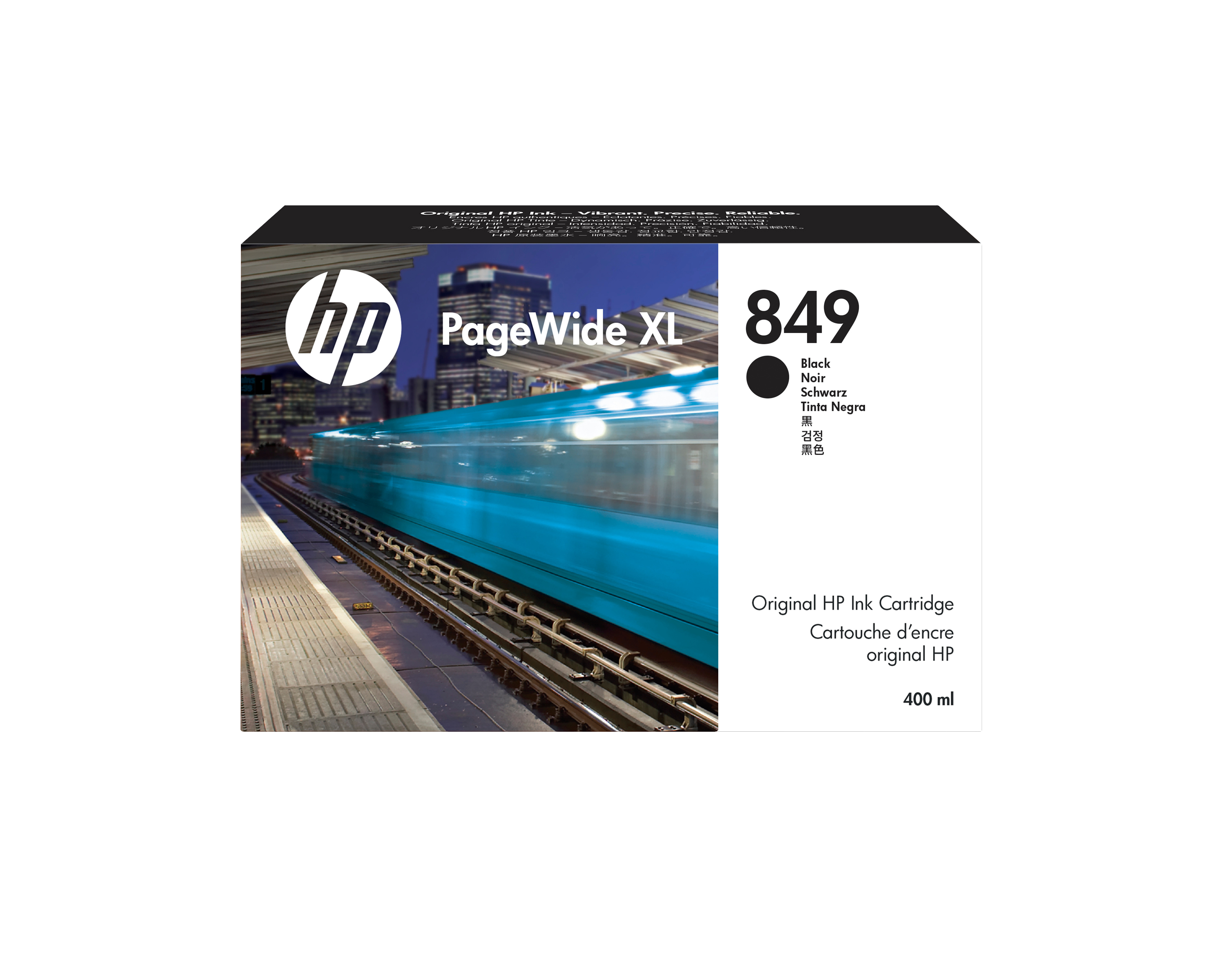 HP Cartuccia di inchiostro nero PageWide XL 849 da 400 ml
