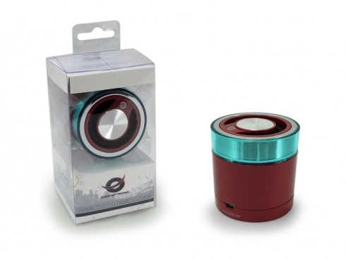 Conceptronic CLLSPK30BTR portable/party speaker Mono portable speaker Blue, Red 3 W