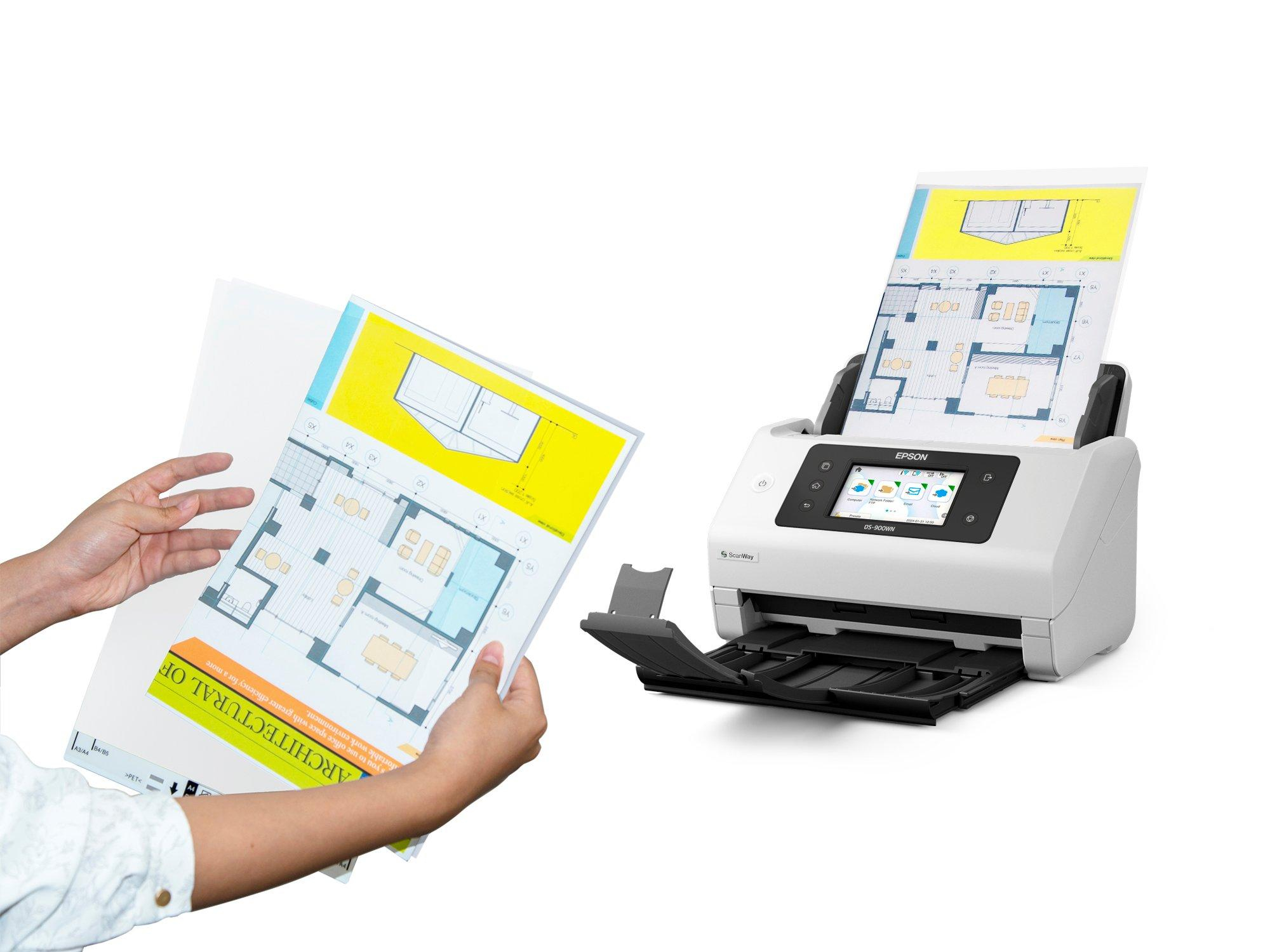 Epson WorkForce DS-900WN Scanner a foglio 600 x 600 DPI A4 Bianco