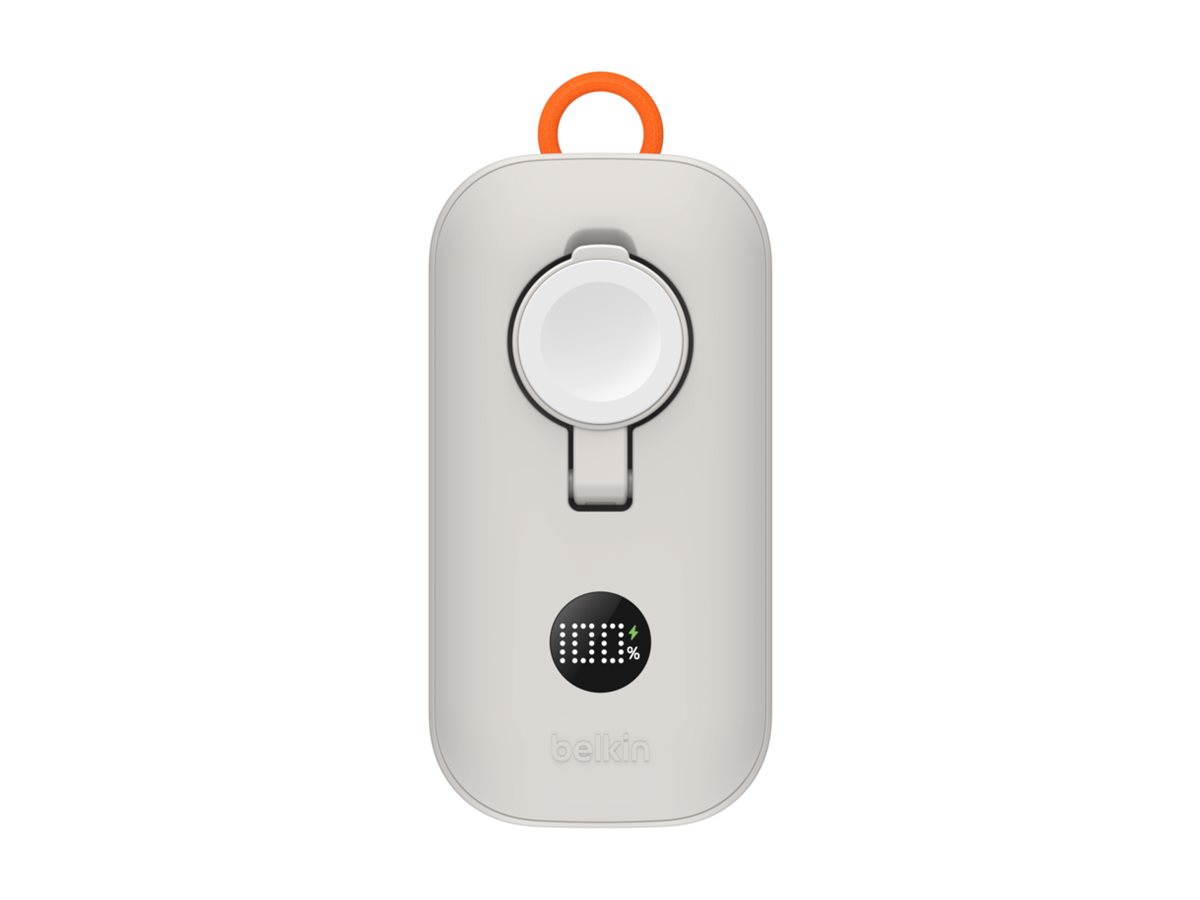 Belkin BoostCharge Pro - Powerbank - mit Apple Watch Ladeger�t - 10000 mAh - 45 Watt - Fast Charge (2 x USB-C)