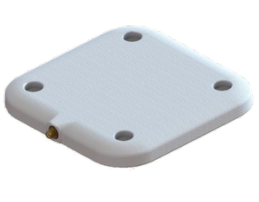 Zebra AN520-FCL60011EU antena RFID Blanco Apto para uso en interior