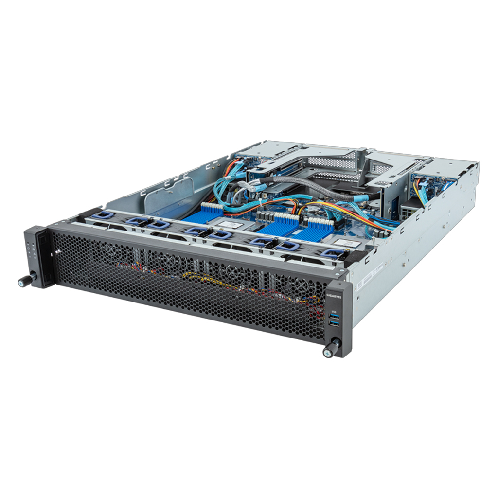 Gigabyte Barebone E283-Z90-ACD1 rev. 3.x 2U Dual Sockel SP5