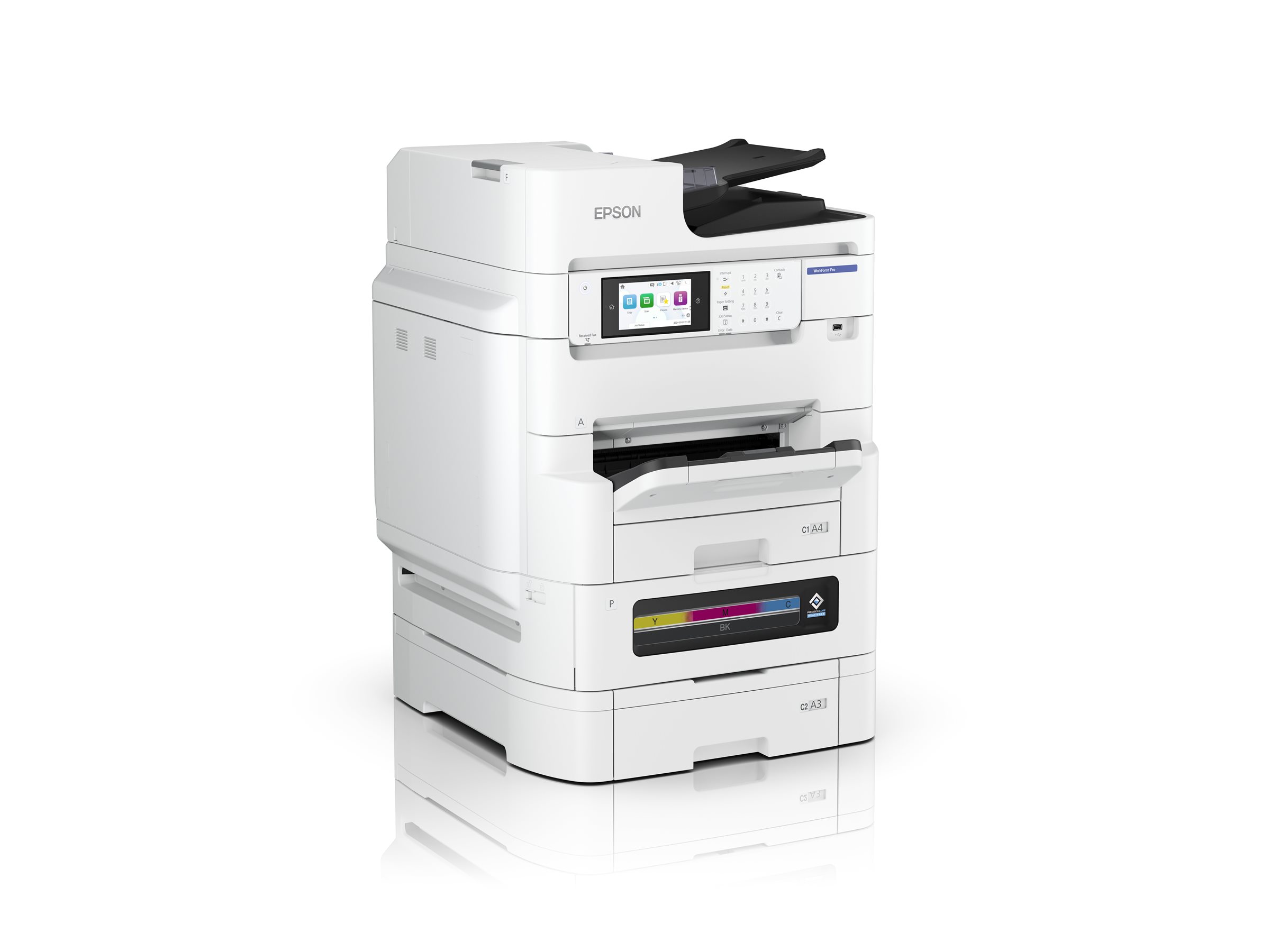 Epson WorkForce Pro EM-C8101RDWF - Multifunktionsdrucker - Farbe - Tintenstrahl - A3 (Medien)